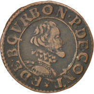 Monnaie, FRENCH STATES, CHATEAU-RENAUD, 2 Deniers, Tournois, TTB, Cuivre - Altri & Non Classificati