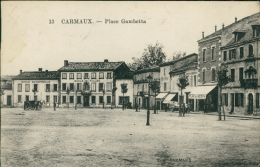 81 CARMAUX / La Place Gambetta / - Carmaux