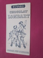 BUVARD Publicitaire: Chocolat LOMBART , C'est Le Meilleur >> Voir Photos Recto-verso - Chocolat