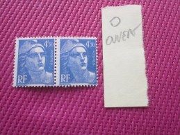 Variété  "O" Du Zéro OUVERT --Timbre Marianne De Gandon 4,50 Fr. Bleu Neuf ** - Unused Stamps