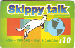 ***Télécarte Prépayée De HOLLANDE" Skippy Talk"$10Vide  TTB N° Lot :1061/187925334 - [3] Tarjetas Móvil, Prepagadas Y Recargos