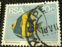 South Africa 1974 Fish Zanclus Cornutus 10c - Used - Usati