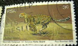 South Africa 1976 World Environment Day Leopard 3c - Used - Gebraucht