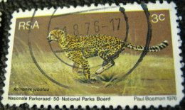 South Africa 1976 World Environment Day Leopard 3c - Used - Gebraucht