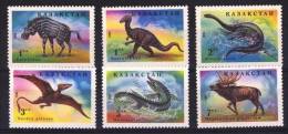 KAZAKHSTAN Préhistoire. Animaux Préhistoriques Yvert 39/44 ** MNH, Sans Charniere. - Vor- U. Frühgeschichte