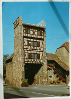 CP Cernay Haut Rhin La Porte De Thann Voyagé 1986 Timbre Porte De Nancy Cachet Flamme - Cernay