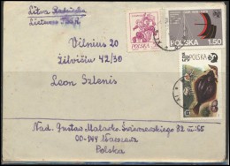 POLAND POLSKA Postal History Brief Envelope PL 016 Flora Plants Flowers Fauna Fish Radio Communication - Sonstige & Ohne Zuordnung