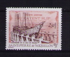 Saint Pierre And Miquelon 1987 Slip Patent MNH - Ungebraucht