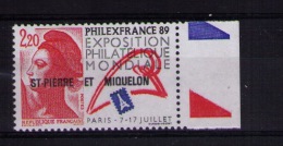 Saint Pierre And Miquelon 1988 Philexfrance MNH - Unused Stamps