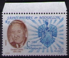 Saint Pierre And Miquelon 1989 National Bank MNH - Unused Stamps