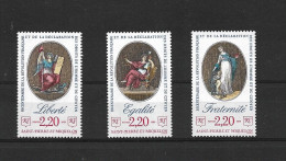 Saint Pierre And Miquelon 1989 Liberte Egalite Et Fraternite MNH - Unused Stamps