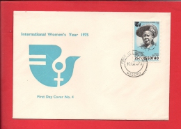 LESOTHO, 1975, FDC, Mint,  International Woman Year,  Nr(s) 190, F3416 - Lesotho (1966-...)