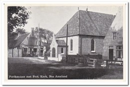 Nes Ameland, Postkantoor Met Prot. Kerk - Ameland