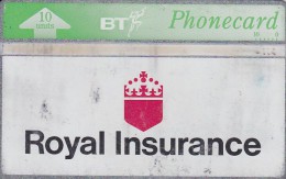UK, BTP-210,  Royal Insurance (1)  CN : 332L - BT Edición Privada