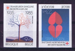 Belgium, Ongetand, Non Perforated OPB 2161-62 Not Used (*) 1985 - Altri & Non Classificati