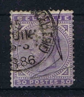 Belgium, 1883 OPB Nr 41 Used Perforated : BP  Perfin - 1869-1883 Leopold II.