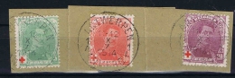 Belgium, OPB 129-131, 1912 Used - 1914-1915 Cruz Roja