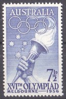 Australia 1956 Melbourne Olympiad 71/2d MH - Mint Stamps