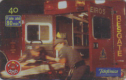 Télécarte Brésil - POMPIERS / Secours Aux Accidentés - FIRE BRIGADE FIREMEN Brazil Phonecard - FEUERWEHR Telefonkarte 49 - Feuerwehr