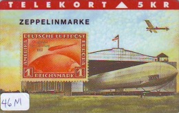 TEMBRE Sur Télécarte  * DANEMARK * Stamp  On Phonecard DANMARK (46M) Briefmarke Auf TELEFONKARTE * TIRAGE ISSUED 2000 EX - Stamps & Coins