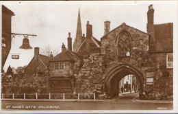 England - Postcard(real Photo) Unused- St Anne's Gate,Salisbury - 2/scans - Salisbury