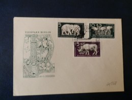 41/868  FDC   DDR - Rhinozerosse