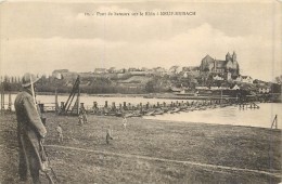 68 NEUF BRISACH - Pont De Bateaux Sur Le Rhin - Neuf Brisach