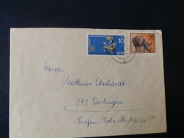 41/871    LETTRE DDR - Rhinoceros