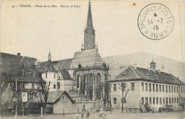 68 THANN - Place De La Fête - Mairie Et Cure - Thann