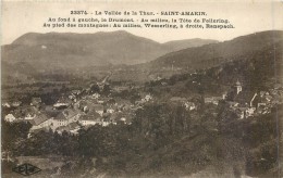 68 SAINT AMARIN - Au Fond à Gauche Le Drumont - Au Milieu La Tête De Fellering - Saint Amarin
