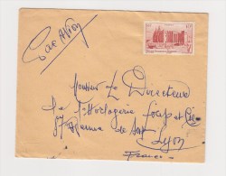 FRANCE. TIMBRE. LETTRE. COLONIE.69. LYON. RHONE. LOUP.  PA.POSTE AERIENNE. AOF. AFRIQUE OCCIDENTALE - Brieven En Documenten