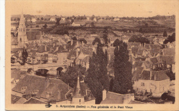 BF10608 Argenton Indre Vue Generale Et Le Pont Viux  France Front/back Image - Argenton Chateau