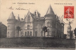 BF10085 Pontvallain Sarthe Chateau De La Roche Mailly  France Front/back Image - Pontvallain