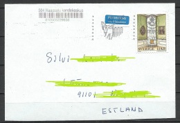 SCHWEDEN Sverige 2014 Cover To Estland Estonia Estonie - Brieven En Documenten