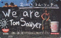 Télécarte Japon / 7-11 - 2035 - Cinema - TOM SAWYER - Japan Movie Phonecard USA Rel - Kino Telefonkarte - Cinéma