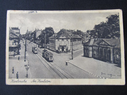 AK KARLSRUHE Strassenbahn   ////  D*12212 - Karlsruhe