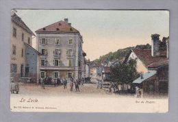 NE Le Locle 1917.VIII.11. Locle  Rue Du Progrès Photo S. Gonard - Le Locle