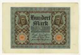 CARTAMONETA - PAPER MONEY - GERMANIA - 100 MARCHI HUNDERT MARK 1920 - QUALITY SPL - NON STIRATA - SENZA PIEGHE - 100 Mark