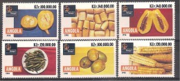 ** ANGOLA FRUTTI MAIS  MNH 6 V. - Fruits