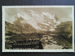 CPA SUISSE - DIE JUNGFRAU 4167M VON WENGEN AUS - EEE1 - - Enge