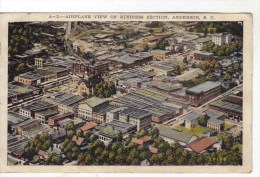 Airplane View Of Business Section, Anderson, South Carolina, 00-10s - Anderson