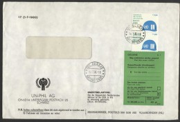 UNITED NATIONS ORGANIZATION GENEVA Postal History Brief Envelope UNO 005 - Other & Unclassified