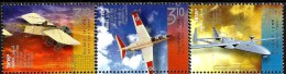 Israel - 2013 - Centenary Of Aviation In Eretz Israel - Mint Stamp Set Without Tabs - Neufs (sans Tabs)