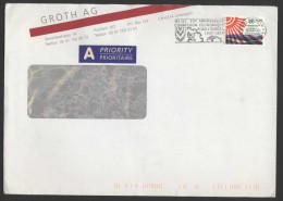 UNITED NATIONS ORGANIZATION GENEVA Postal History Brief Envelope UNO 012 - Altri & Non Classificati