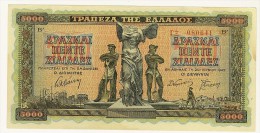 GRECIA 5000 DRACME ANNO 1942 -  QUALITY SPL - Griechenland