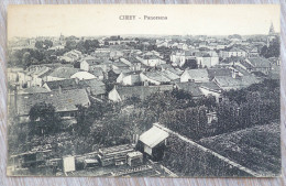 Cpa  Cirey Vue Village Panorama Ecrite  Aout 1921 - Cirey Sur Vezouze