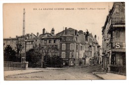 CP, MILITARIA, LA GRANDE GUERRE 1914-16, VERDUN, Place Chevert, Vierge - Weltkrieg 1914-18