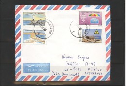 TURKEY Postal History Brief Envelope Air Mail TR 009 Architecture - Other & Unclassified