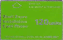 UK, CUR003,  Shell Expro 120 Units,   CN : 204B - Boorplatformen