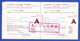 COOPERATIVA "A CASA É MINHA" - RUA DO TELHAL, 8 - 4º  ESQº,  LISBOA -- 1 DE JULHO DE 1959 - Portugal